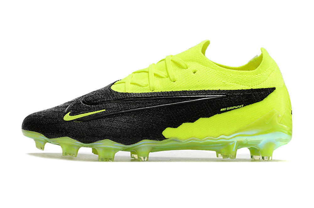 Chuteira Campo Nike Phantom GX Elite FG Preta e Verde - VENI Futebol