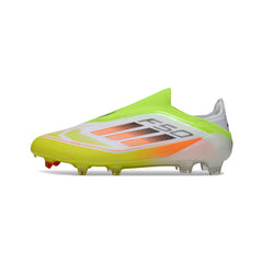 Adidas F50 Elite Laceless Green and Orange Firm Ground FG Football Boot
