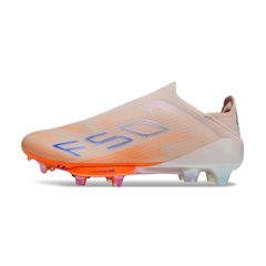 Adidas F50+ Elite Laceless Sparkfusion Coral Blaze Pack Firm Ground FG Kids Football Boot