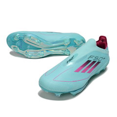 Adidas F50+ Elite Laceless Light Blue Firm Ground FG Football Boot