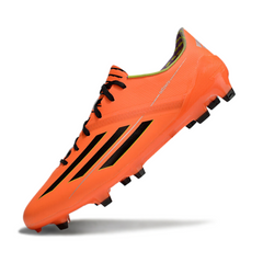 Adidas F50 Adizero Orange and Black Firm Ground FG Football Boot
