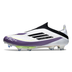 Adidas F50+ Elite Laceless Black and Orange Firm Ground FG Football Boot