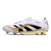 Adidas Predator 25 Elite White and Gold Firm Ground FG Football Boot