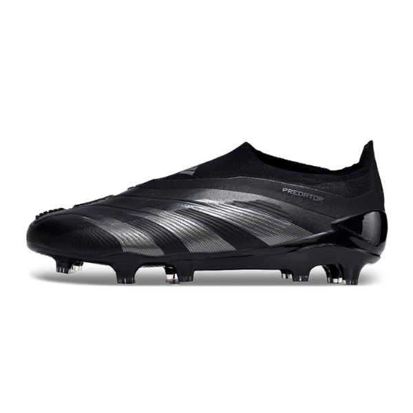 Adidas Predator 30 Elite Fußballschuhe für Naturrasen, ohne Schnürsenkel, FG, schwarze Basis, Pack - VENI Futebol