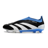 alt
Adidas Predator 30 Elite FG Fußballschuh für Rasen ohne Schnürsenkel, Schwarz, Weiß und Blau - VENI Fußball