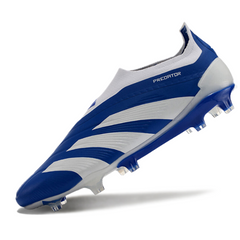 Adidas Predator 30 Elite schnürlos FG Fußballschuhe für Rasen, blau und weiß - VENI Futebol