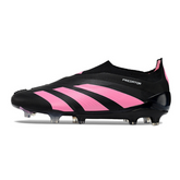 Chuteira Campo Adidas Predator 30 Elite Sem Cadarço FG Preta e Rosa - VENI Futebol