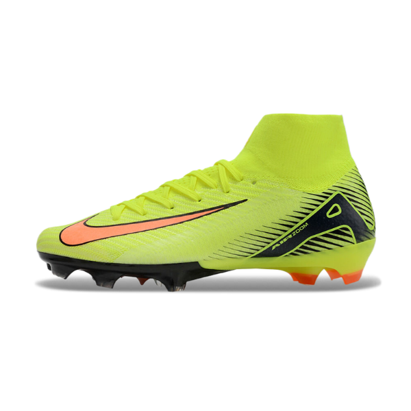 Nike Air Zoom Mercurial Superfly 10 Elite FG Fußballschuhe für Naturrasen, Gelb - VENI Futebol