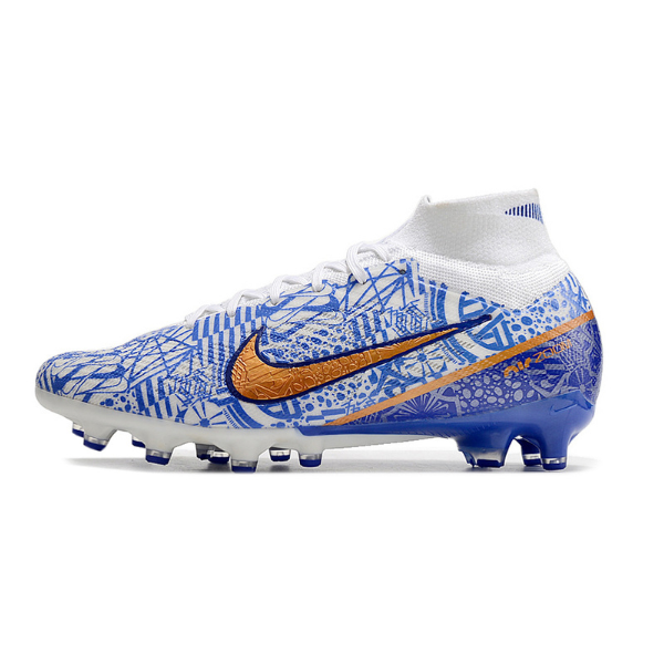 Nike Air Zoom Mercurial Superfly 9 Elite AG Fußballschuhe Blau CR7 Pack - VENI Futebol