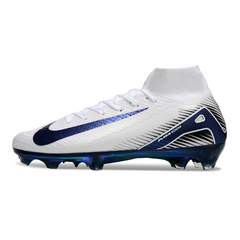 Nike Air Zoom Mercurial Superfly 10 Elite White and Green Firm Ground FG Football Boot