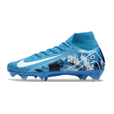 Nike Air Zoom Mercurial Superfly 10 Elite Blue Firm Ground FG Football Boot