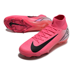 Nike Air Zoom Mercurial Superfly 10 Elite Pink and White Firm Ground FG Football Boot