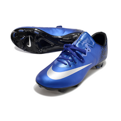 Nike Air Zoom Mercurial Vapor 10 Elite Blue and Black Firm Ground FG Football Boot