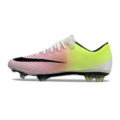 Nike Air Zoom Mercurial Vapor 10 Elite White Red and Yellow Firm Ground FG Football Boot