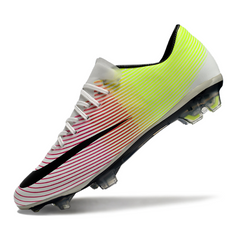 Nike Air Zoom Mercurial Vapor 10 Elite White Red and Yellow Firm Ground FG Football Boot