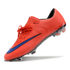 Nike Air Zoom Mercurial Vapor 10 Elite Red and Blue Firm Ground FG Football Boot