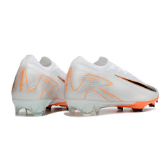 Nike Air Zoom Mercurial Vapor 16 Elite White and Orange Firm Ground FG Football Boot