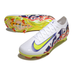 Nike Air Zoom Mercurial Vapor 16 Elite White and Purple Firm Ground FG Football Boot