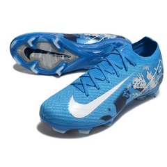 Nike Air Zoom Mercurial Vapor 16 Elite Blue and White Firm Ground FG Football Boot