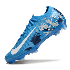 Nike Air Zoom Mercurial Vapor 16 Elite Blue and White Firm Ground FG Football Boot