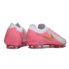 Nike Phantom GX2 Elite White and Pink Firm Ground FG Football Boot