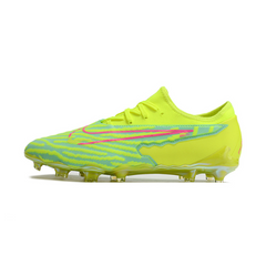 Fußballschuhe Nike Phantom GX Academy FG für Naturrasen in Grün und Rosa - VENI Futebol