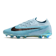 Chuteira de campo Nike Phantom GX Elite FG Azul Claro - VENI Futebol