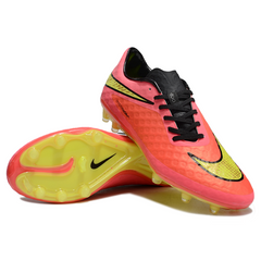 Nike Phantom Hypervenom Elite Pink and Green Firm Ground FG Football Boot
