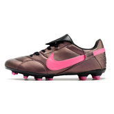Chuteiras de futebol Nike Premier 3 FG bronze e rosa - VENI Futebol
