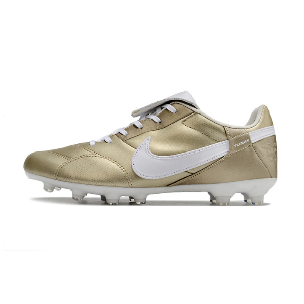 Nike Premier 3 FG Fußballschuhe für Naturrasen, Gold - VENI Futebol