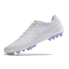 Nike Tiempo 10 Legend AG Academy Fußballschuhe für Rasen – Weiß - VENI Futebol
