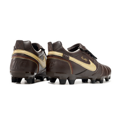Nike Tiempo R10 Legend Elite Brown and Gold Tongue Firm Ground FG Football Boot