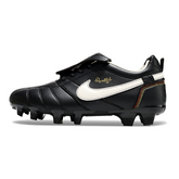 Nike Tiempo R10 Legend Elite Black and White Firm Ground FG Football Boot