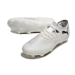 Puma Future 8 Low Cut White and Black Firm Ground FG Football Boot