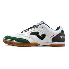 Joma Top Flex 24 IC White Black and Green Futsal Football Boot