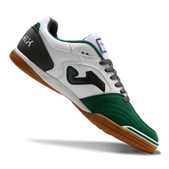 Joma Top Flex 24 IC White Black and Green Futsal Football Boot