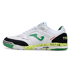 Joma Top Flex Rebound White Black and Green Indoor IC Football Boot