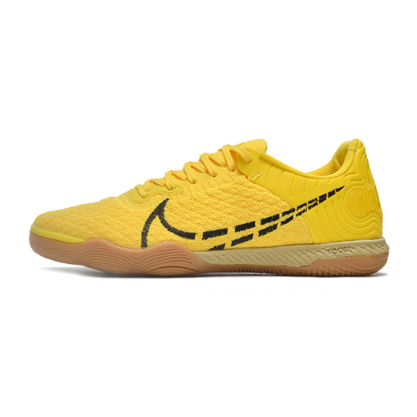 Chuteira Futsal Nike Reactgato IC Amarela e Preta - VENI Futebol