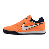 Chuteira Futsal Nike SB Gato X Supreme IC Laranja, Branca e Azul - VENI Futebol