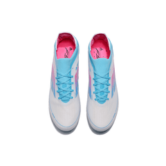 Kinder-Fußballschuhe für Naturrasen Adidas F50 Elite FG Blau, Weiß und Rosa - VENI Futebol
