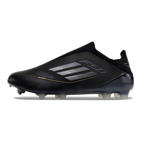 Chuteira Infantil Campo Adidas F50 Elite Sem CadarΓ§o FG Darkspark Pack - VENI Futebol