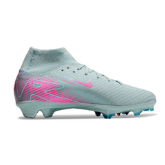 Nike Air Zoom Mercurial Superfly 10 Elite Light Blue and Pink Firm Ground FG Kids Football Boot