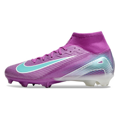 Nike Air Zoom Mercurial Superfly 10 Elite Purple and Blue Firm Ground FG Kids Football Boot
