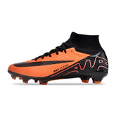 Kinder-Fußballschuhe Nike Zoom Mercurial Superfly 9 Elite FG in Orange und Schwarz - VENI Futebol