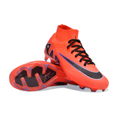 Crampons de foot enfant Nike Zoom Mercurial Superfly 9 Elite FG orange et violette - VENI Futebol