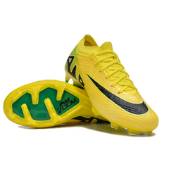 Kinder-Fußballschuhe für Rasen Nike Zoom Mercurial Vapor 15 Elite FG in Gelb, Grün und Schwarz - VENI Futebol