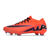 Crampons de football enfant Nike Zoom Mercurial Vapor 15 Elite FG orange, noirs et violets - VENI Football