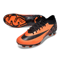 Kinder-Fußballschuhe Nike Zoom Mercurial Vapor 15 Elite FG, Orange und Schwarz - VENI Futebol