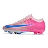 Crampons de football enfant Nike Zoom Mercurial Vapor 15 Elite FG rose et bleu - VENI Futebol