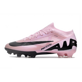 Kinder-Fußballschuhe Nike Zoom Mercurial Vapor 15 Elite FG in Rosa und Schwarz - VENI Futebol